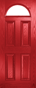 Composite Door Red Eclat Arch