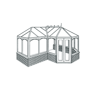P-Shaped-conservatory