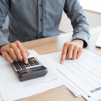 finance calculating