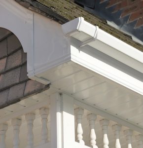 White uPVC fascias, soffits and gutters