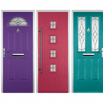 multiple coloured composite doors
