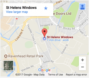 St Helens Home Improvements map