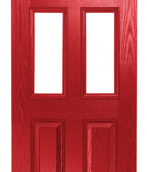 Composite door Red Eclat Georgian