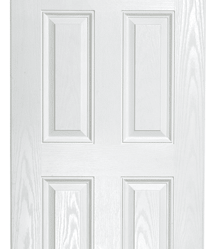 Composite Door White Eclat Arch Georgian