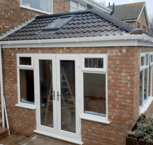 Solid Roof Orangeries With French Doors