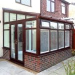 a built lean-to extension